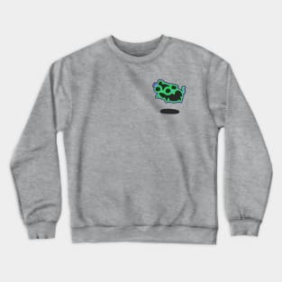 Floaty Cat Pocket Emblem - Light Crewneck Sweatshirt